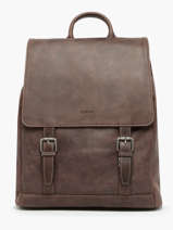 Sac  Dos Spider Business 1 Compartiment Etrier Marron spider ESPI8191