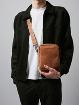 Crossbody Bag Etrier Brown tolosa ETOL704M-vue-porte