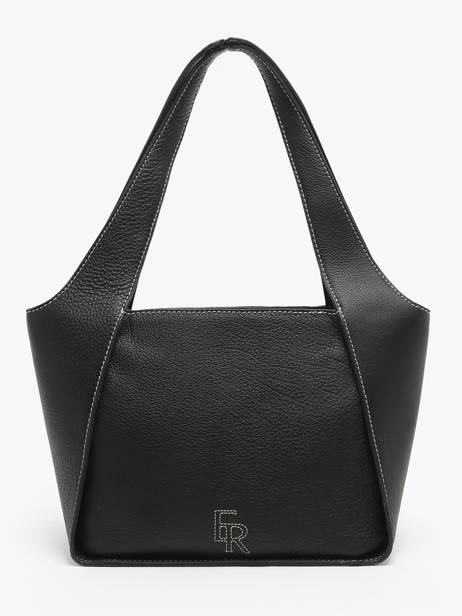 Sac Porté épaule M Foudre Cuir Etrier Noir foudre EFOD107M