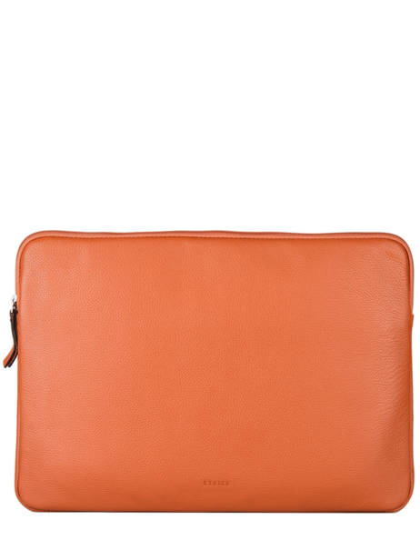 Housse Ordinateur Flandres Pc 15'' Cuir Etrier Orange flandres EFLA8835